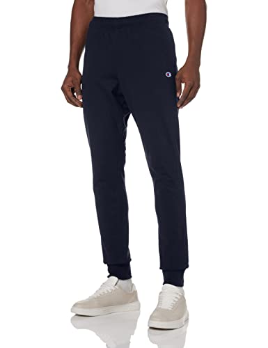 Champion Herren Jersey Jogger Trainingshose, Navy, X-Groß von Champion