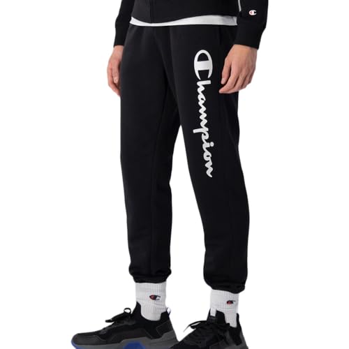 Champion Herren-Jogginghose, Schwarz, Schwarz , M von Champion