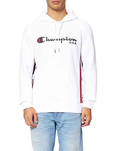 Champion Herren Kapuzenpullover Off Court, Weiß, M von Champion