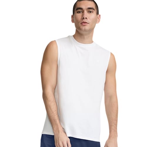 Champion Herren Hemd Klassisches Jersey Muscle T-shirt, Weiß, M Champion Herren Hemd Klassisches Jersey Muscle T-shirt, Weiß, M von Champion