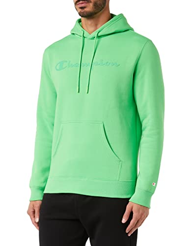 Champion Herren Legacy American Classics Heavy Powerblend Fleece Logo Hooded Sweatshirt, Verde Chiaro, S von Champion