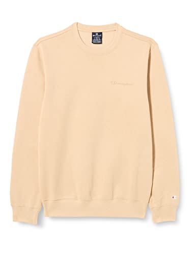 Champion Herren Legacy American Classics Heavy Powerblend Fleece Small Logo Crewneck Sweatshirt, Braun Taupe, S von Champion