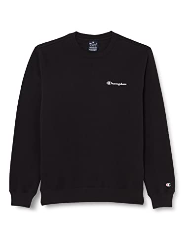 Champion Herren Legacy American Classics Heavy Powerblend Fleece Small Logo Crewneck Sweatshirt, Schwarz, M von Champion