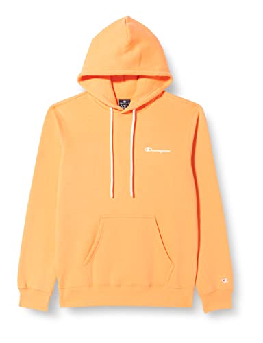 Champion Herren Legacy American Classics Heavy Powerblend Fleece Small Logo Kapuzenpullover, Orange, S von Champion