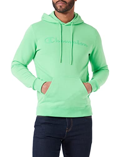 Champion Herren Legacy American Classics Heavy Powerblend Terry Logo Hooded Sweatshirt, Verde Chiaro, S von Champion