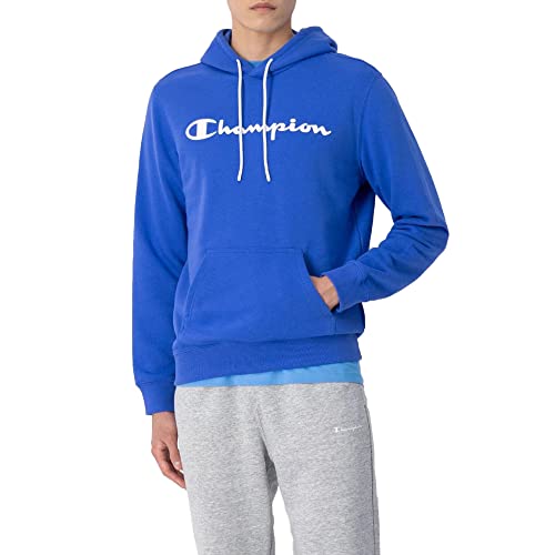 Champion Herren Legacy American Classics Heavy Powerblend Terry Logo Kapuzenpullover, Kobaltblau, S von Champion