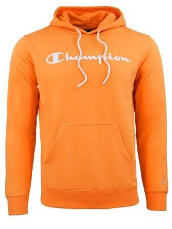 Champion Herren Legacy American Classics Heavy Powerblend Terry Logo Kapuzenpullover, Orange, M von Champion