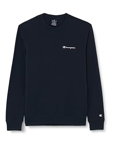 Champion Herren Legacy American Classics Heavy Powerblend Terry Small Logo Crewneck Sweatshirt, Marineblau, S von Champion