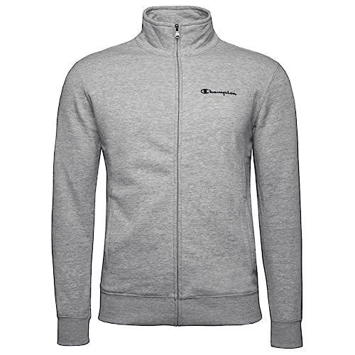 Champion Herren Legacy American Classics Heavy Powerblend Terry Small Logo Full-Zip Sweatshirt, Grau, L von Champion