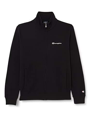 Champion Herren Legacy American Classics Heavy Powerblend Terry Small Logo Full-Zip Sweatshirt, Schwarz, S von Champion