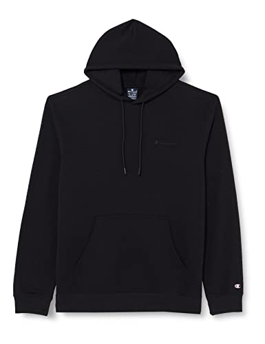 Champion Herren Legacy American Classics Heavy Powerblend Terry Small Logo Kapuzenpullover, Schwarz Ton in Ton, XS von Champion