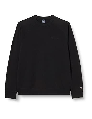 Champion Herren Legacy American Classics Heavy Powerblend Terry Tonal Logo Crewneck Sweatshirt, Schwarz, L von Champion