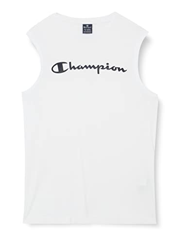 Champion Herren Legacy American Classics Logo S/L Tanktop, Weiß, Small von Champion