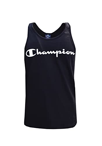 Champion Herren Legacy American Classics Logo Tank sportunterhemd, Schwarz, Small Champion Herren Legacy American Classics Logo Tank sportunterhemd, Schwarz, Small von Champion