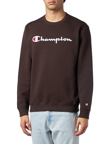 Champion Herren Legacy American Classics-Powerblend Fleece Crewneck Sweatshirt, Marrone, L von Champion