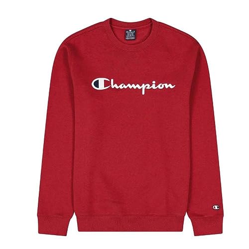 Champion Herren Legacy American Classics-Powerblend Fleece Crewneck Sweatshirt, Rosso Tbr, L von Champion