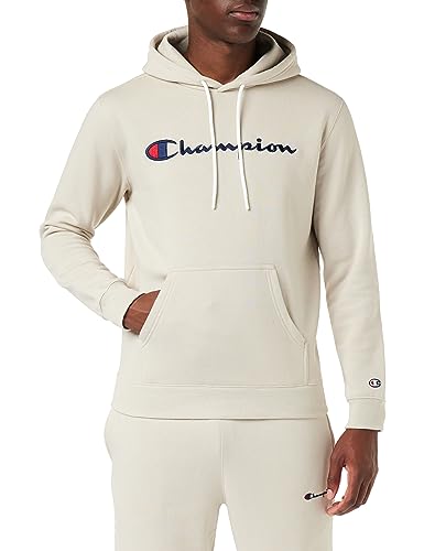 Champion Herren Legacy American Classics-Powerblend Fleece Kapuzenpullover, Grigio Argento, XXL von Champion