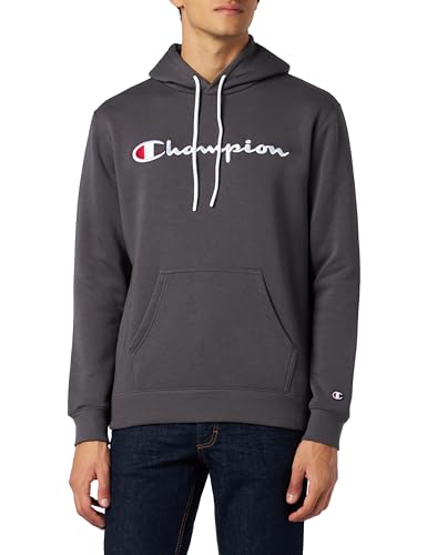 Champion Herren Legacy American Classics-Powerblend Fleece Kapuzenpullover, Graphitgrau, S von Champion