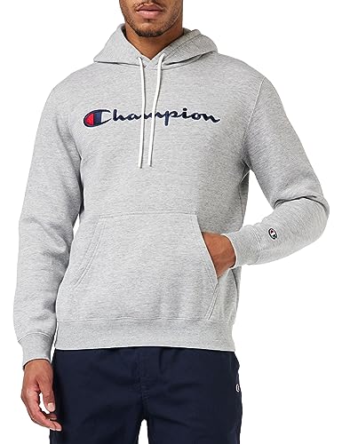 Champion Herren Legacy American Classics-Powerblend Fleece Kapuzenpullover, Grigio Melange, M von Champion