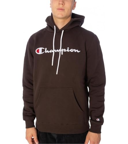 Champion Herren Legacy American Classics-Powerblend Fleece Kapuzenpullover, Marrone, S von Champion