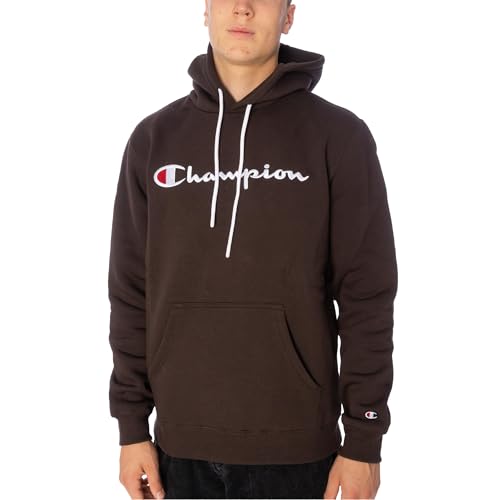 Champion Herren Legacy American Classics-Powerblend Fleece Kapuzenpullover, braun, XL von Champion