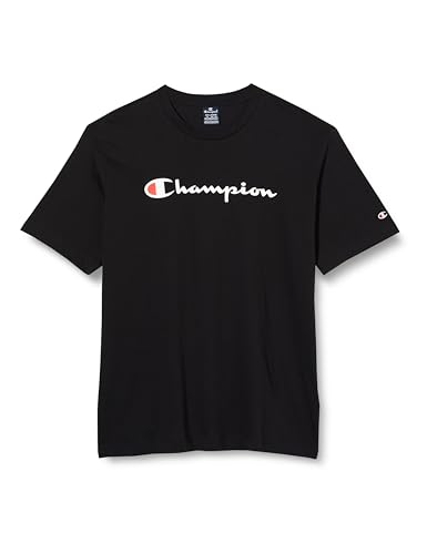 Champion Herren Legacy American Classics-S-s Crewneck T-Shirt, Nero, Small von Champion