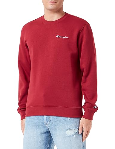 Champion Herren Legacy American Classics-Script Logo Powerblend Fleece Crewneck Sweatshirt, Rosso Tbr, S von Champion