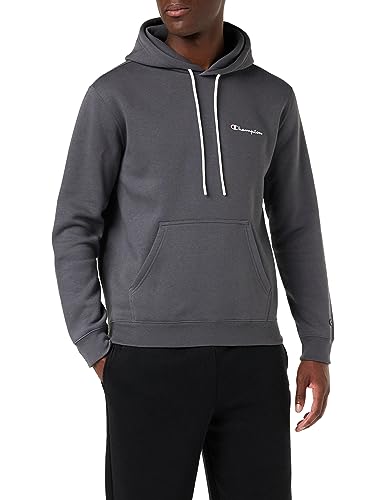 Champion Herren Legacy American Classics-Script Logo Powerblend Fleece Kapuzenpullover, Grigio Grafite, L von Champion