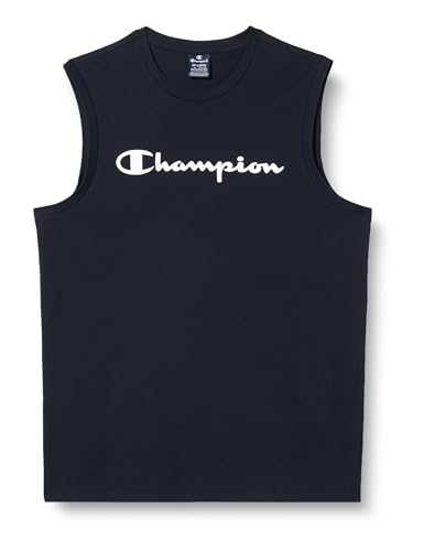 Champion Herren Legacy American Classics Small Logo S/L Tanktop, Marineblau, Large von Champion