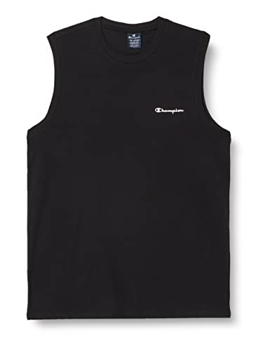 Champion Herren Legacy American Classics Small Logo S/L Tanktop, Schwarz, XXL von Champion