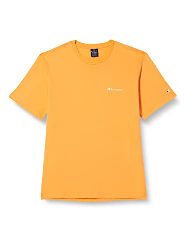 Champion Herren Legacy American Classics Small Logo S/S T-Shirt, Orange, Medium von Champion