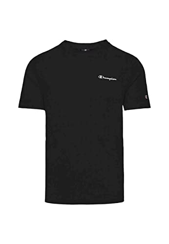 Champion Herren Legacy American Classics Small Logo S/S T-Shirt, Schwarz, XL von Champion