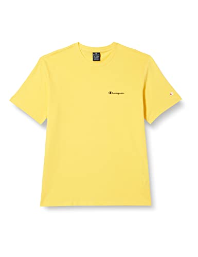 Champion Herren Legacy American Classics Small Logo S/S T-Shirt, gelb, 56 von Champion
