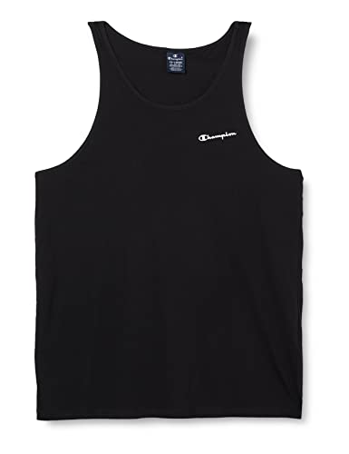 Champion Herren Legacy American Classics Small Logo Tank Unterhemd, Schwarz, XXL von Champion