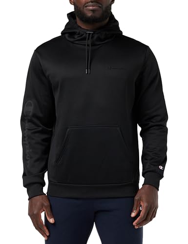 Champion Herren Legacy American Classics-Storm Fleece Kapuzenpullover, Nero, M von Champion