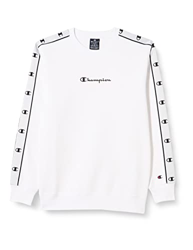 Champion Herren Legacy American Tape Heavy Powerblend Fleece Crewneck Sweatshirt, Weiß, XS von Champion