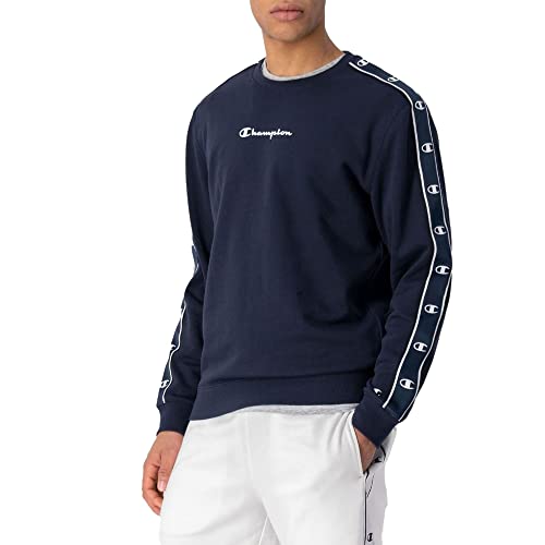 Champion Herren Legacy American Tape Heavy Powerblend Terry Crewneck Sweatshirt, Marineblau, XS von Champion