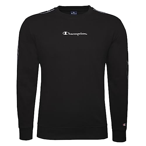 Champion Herren Legacy American Tape Heavy Powerblend Terry Crewneck Sweatshirt, Schwarz, S von Champion