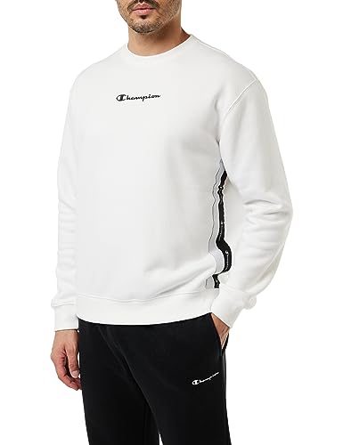 Champion Herren Legacy American Tape-Powerblend Fleece Crewneck Sweatshirt, Weiß, M von Champion