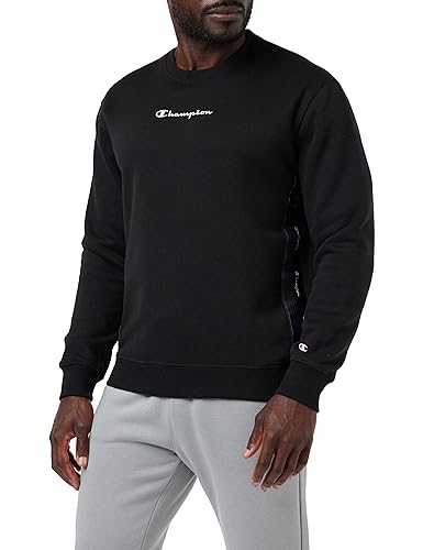 Champion Herren Legacy American Tape-Powerblend Fleece Crewneck Sweatshirt, Schwarz, S von Champion