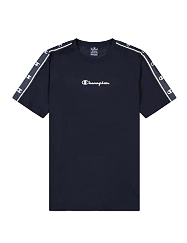 Champion Herren Legacy American Tape Small Logo S/S T-Shirt, Marineblau, X von Champion