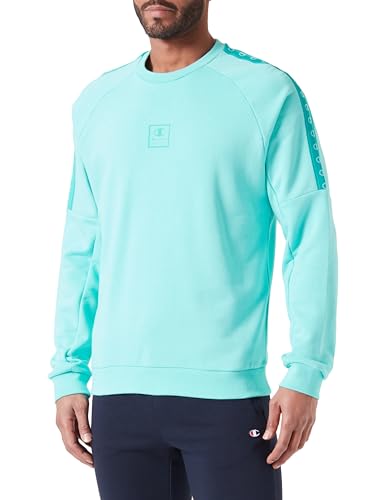 Champion Herren Legacy Athleisure – Heavy Spring Terry Crewneck Sweatshirt, Aquamarin Grün, XXL von Champion