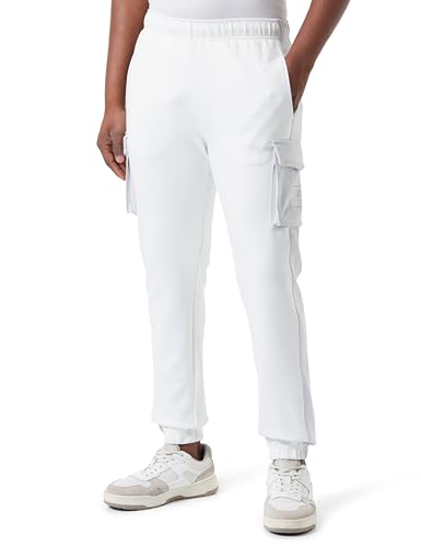 Champion Herren Legacy Athleisure Stretch Interlock Elastic Cuff Cargo Trainingshose, hellgrau, L von Champion