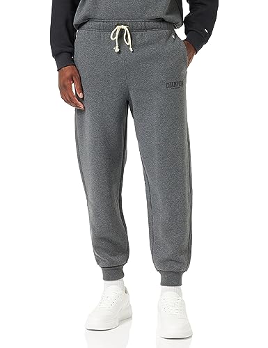 Champion Herren Legacy Athletics-Powerblend Rib Cuff Trainingshose, Graphite Melange, L von Champion