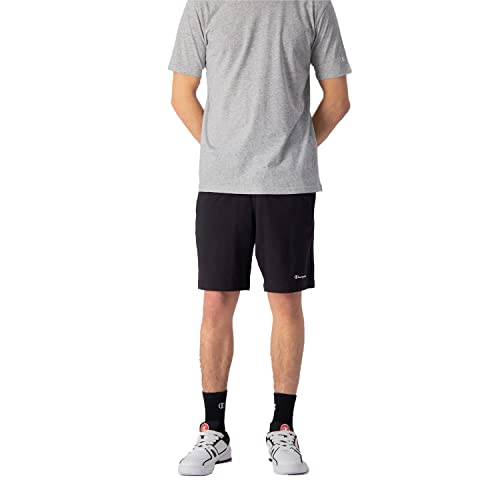 Champion Herren Legacy Authentic Pants Athletic Jersey Combed Small Logo Bermuda Badehose, Nero, M von Champion