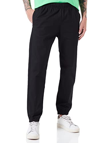 Champion Herren Legacy Authentic Pants Cotton Woven Ribstop Elastic Cuff Trainingshose, Schwarz, L von Champion