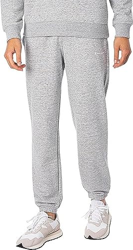 Champion Herren Legacy Authentic Pants Polywarpknit Matt Elastic Cuff Trainingshose, Grau, XS von Champion