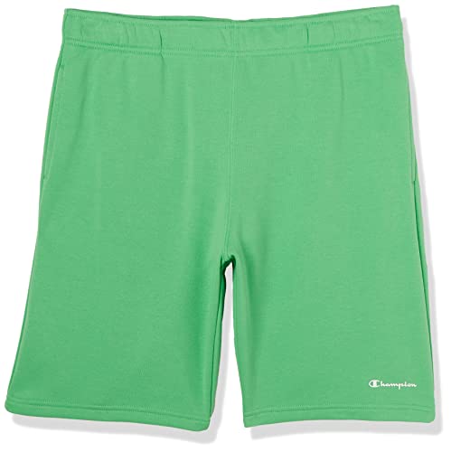 Champion Herren Legacy Authentic Pants Powerblend Terry Small Logo Bermuda Shorts, hellgrün, M von Champion