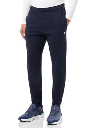 Champion Herren Legacy Authentic Pants Pro Jersey C-Logo Rib Cuff Trainingshose, Blu Marino, M von Champion
