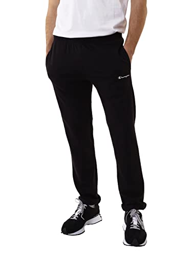 Champion Herren Legacy Authentic Pants Pro Jersey Small Logo Straight Hem Trainingshose, Nero, M von Champion